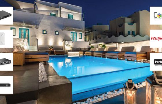Ψηφιακός μετασχηματισμός του Evgenia Villas & Suites με Ruijie-Reyee από την PartnerNET