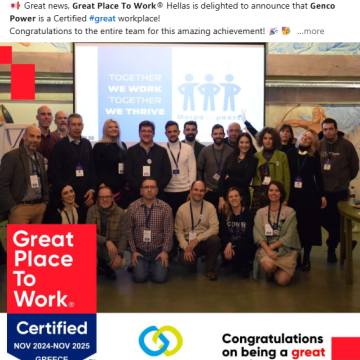 Η PartnerNET πιστοποιείται ως Great Place to Work®