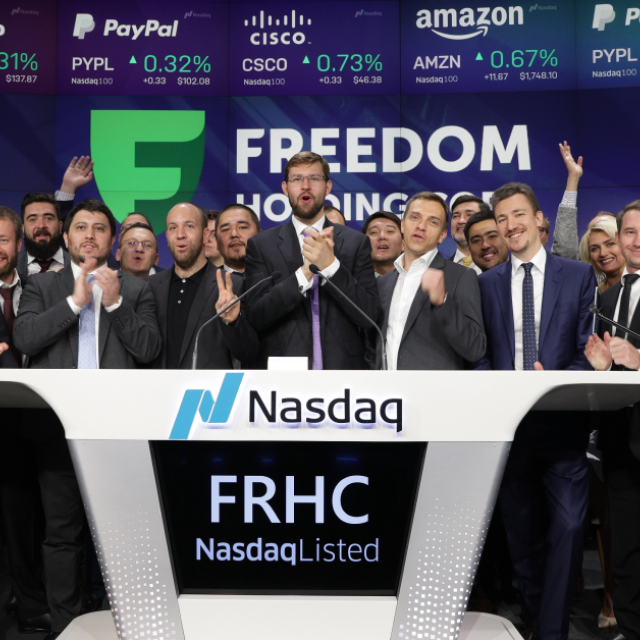 Η Freedom Holding γιορτάζει 5 χρόνια στο Nasdaq