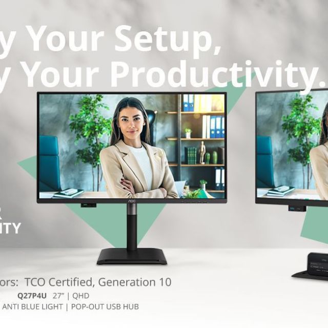 AOC Professional P4: Monitors με USB hubs για επαγγελματικά περιβάλλοντα