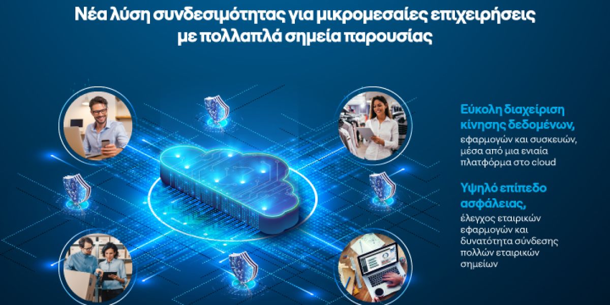 Συνδεσιμότητα για ΜμΕ με το COSMOTE SD WAN Business