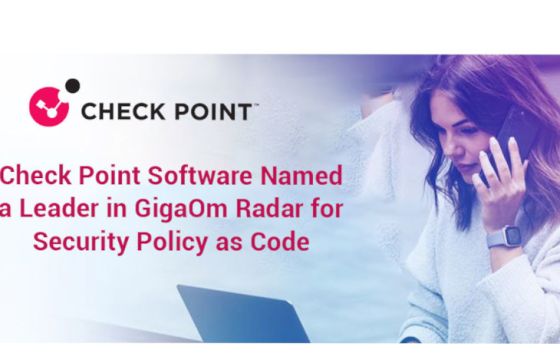Η Check Point Software ανακηρύχθηκε ηγέτης στο GigaOm Radar