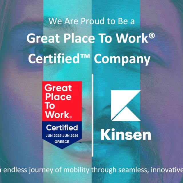 Η Kinsen Hellas πιστοποιήθηκε ως Great Place to Work
