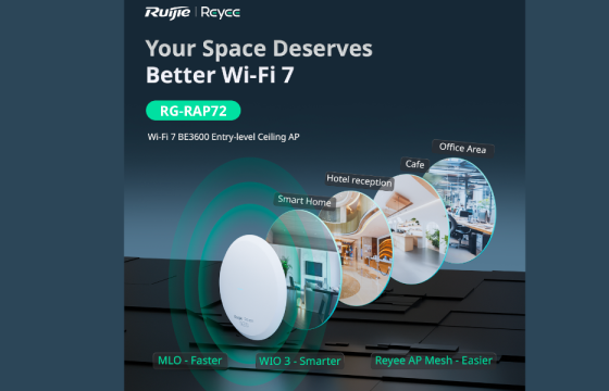Ruijie-Reyee RG-RAP72: Access Point οροφής με Wi-Fi 7 και ταχύτητες έως 3,57Gbps