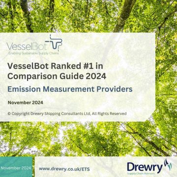 1η θέση στην αξιολόγηση παρόχων μέτρησης εκπομπών CO2 για την VesselBot