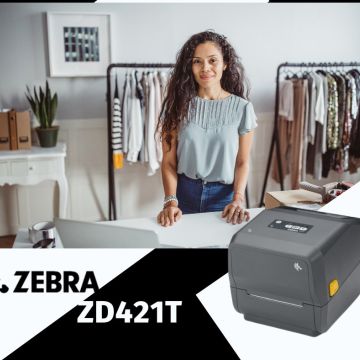 Eπιτραπέζιος θερμικός εκτυπωτής ετικετών Zebra ZD421T