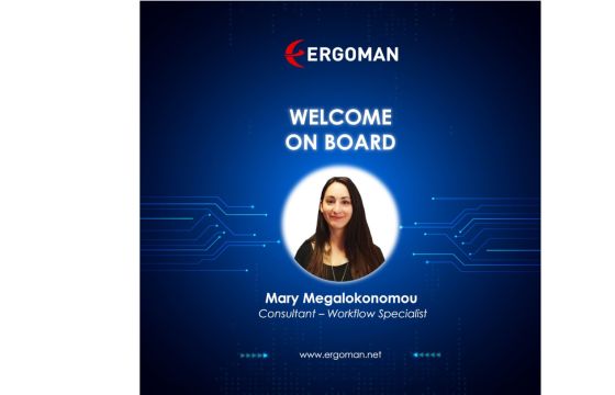 Νέα Consultant-Workflow Specialist για την Ergoman