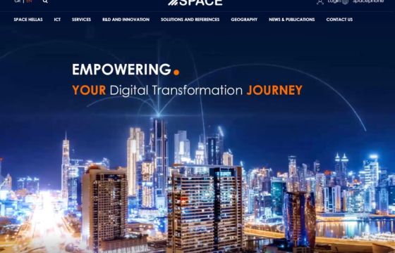 Το νέο website της SPACE HELLAS S.A. από την Generation Y