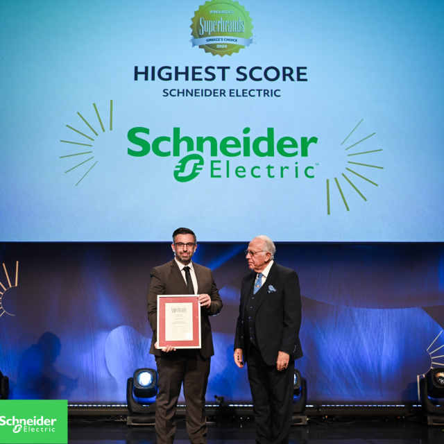 Η Schneider Electric διακρίθηκε στα Superbrands Greece 2024