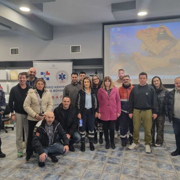 Το ΕΚΑΒ Κατερίνης εκπαίδευσε τους εργαζόμενους της Olympia Electronics