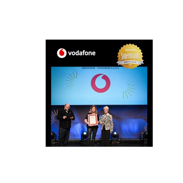 Η Vodafone διακρίθηκε στα Business Superbrands Greece 2024