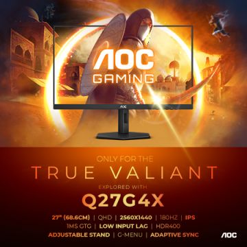 AOC GAMING Q27G4X: Νέα οθόνη από την AGON by AOC