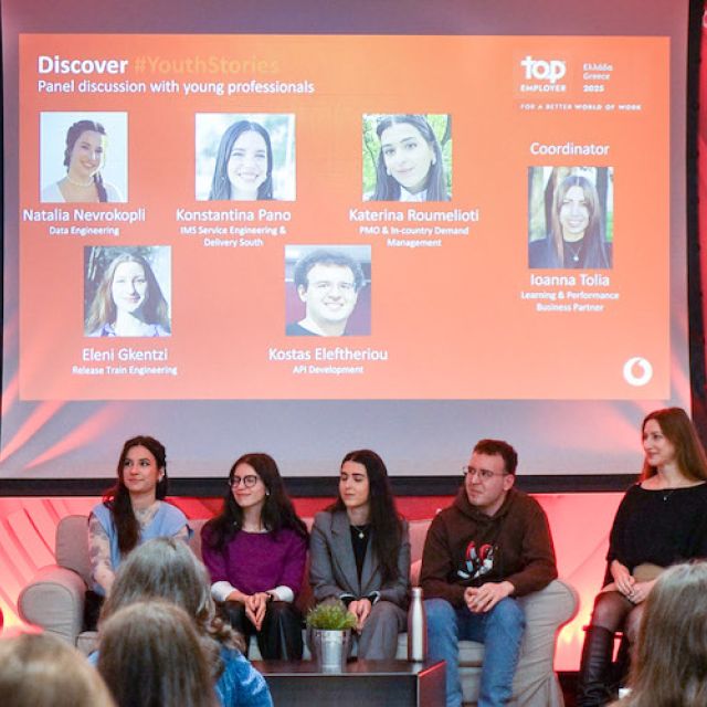 Η Vodafone υποδέχθηκε πάνω από 40 νέους στο Business Days 2025