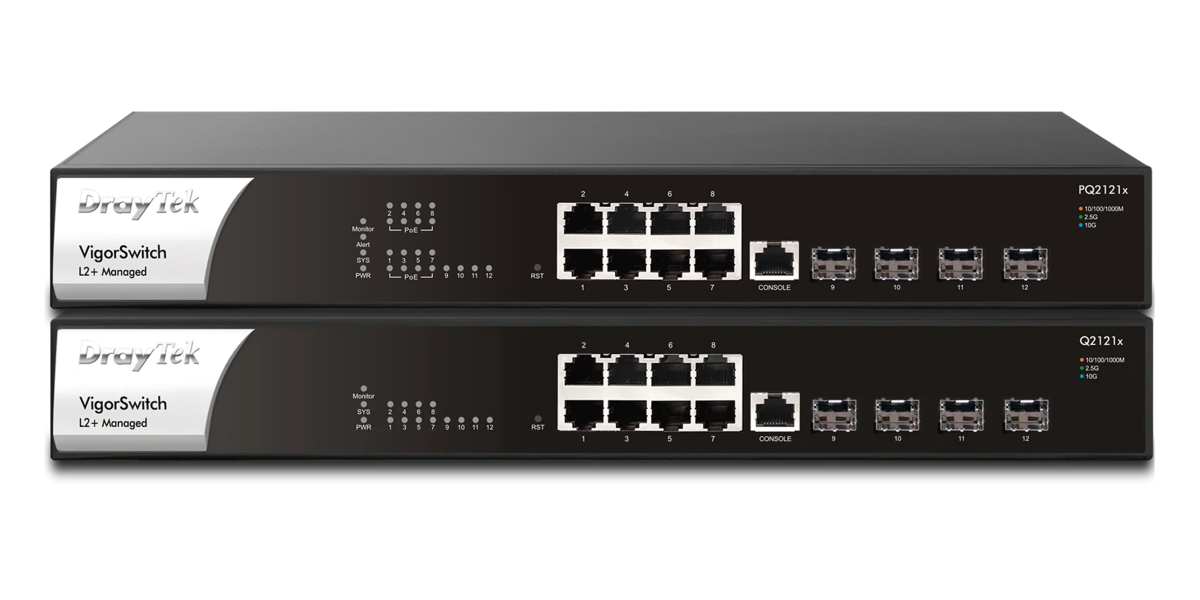 Εμπλουτίζεται η σειρά VigorSwitch της DrayTek