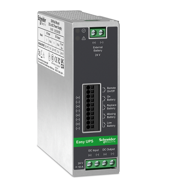 Schneider Electric UPS Easy UPS 24V DC DIN: Το νέο βιομηχανικό Rail
