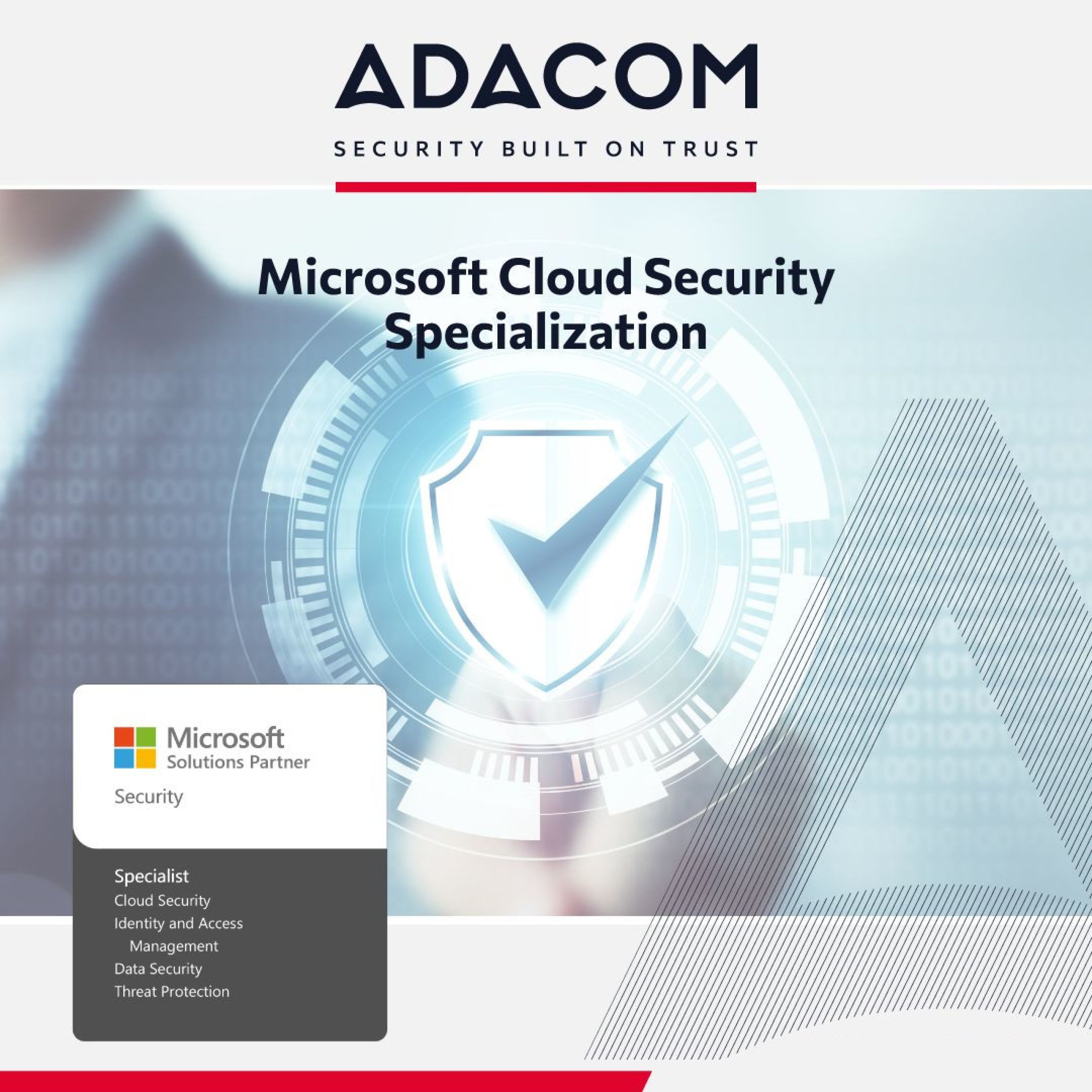 Η Adacom απέκτησε Microsoft Cloud Security Specialization