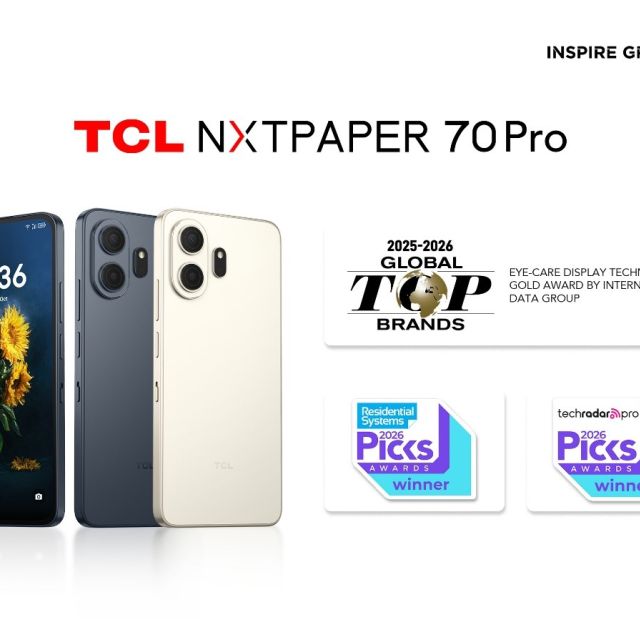 TCL NXTPAPER 70 Pro: Απέσπασε χρυσό βραβείο Eye-Care Display Technology