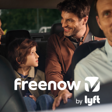 Το Freenow by Lyft αλλάζει εταιρική ταυτότητα