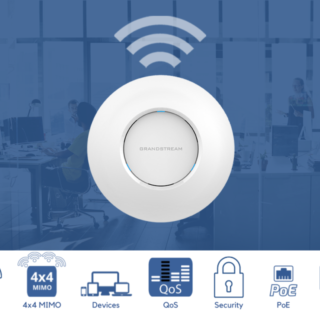 Grandstream GWN7625: Wi-Fi Access Point για ασύρματο δίκτυο ΜμΕ