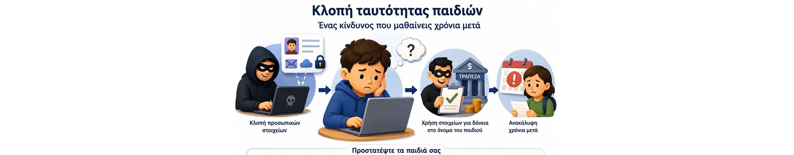 Η ESET προειδοποιεί για κλοπή ταυτότητας παιδιών