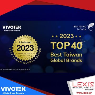 H Vivotek στους 40 κορυφαίους κατασκευαστές του κόσμου