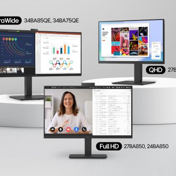 LG UltraWide™ / QHD / Full HD: Οθόνες για εργονομική άνεση και βελτίωση της παραγωγικότητας