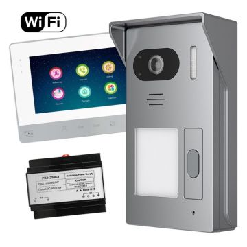 KIT θυροτηλεόρασης 2-καλωδίων GEO WIFI της CGATE
