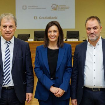 Η CrediaBank στηρίζει τις επιχειρήσεις Δ. Μακεδονίας