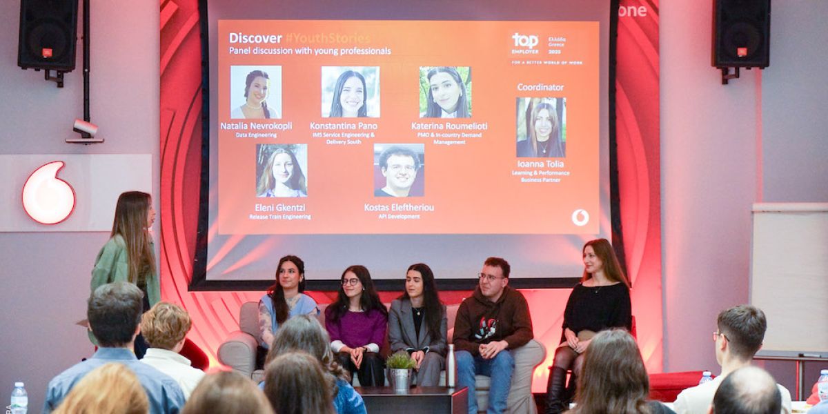 Η Vodafone υποδέχθηκε πάνω από 40 νέους στο Business Days 2025