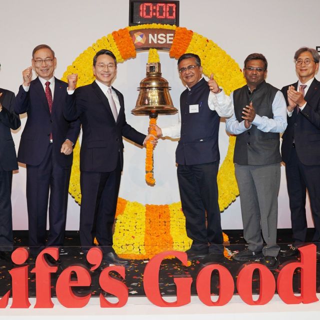 Η LGEIL εισάγεται στο χρηματιστήριο NSE