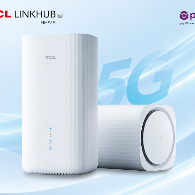 TCL LINKHUB HH516: Παγκόσμια πρωτιά με πιστοποίηση prplWare 4.0