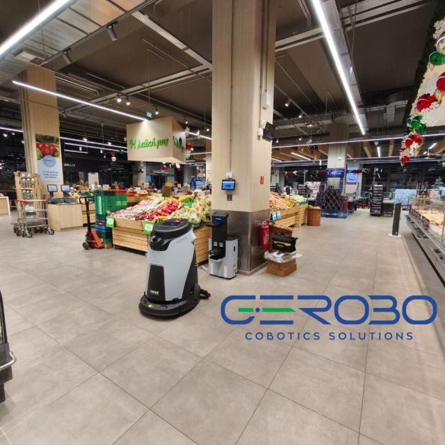 Ρομποτικός καθαρισμός στα ΑΒ Βασιλόπουλος