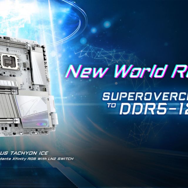 Gigabyte Z890 AORUS TACHYON ICE: Έσπασε το παγκόσμιο ρεκόρ ταχύτητας μνήμης DDR5