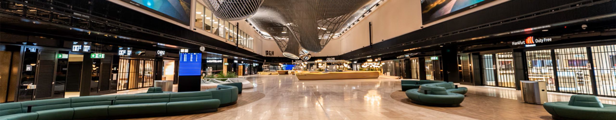 LED υποδομές της LG στο νέο Terminal 3 της Φρανκφούρτης