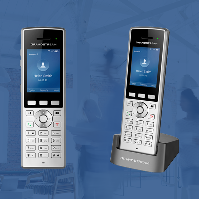 Grandstream WP822<br>Νέο προηγμένο Wi-Fi IP Phone για τη δημιουργία ολοκληρωμένων λύσεων επικοινωνίας