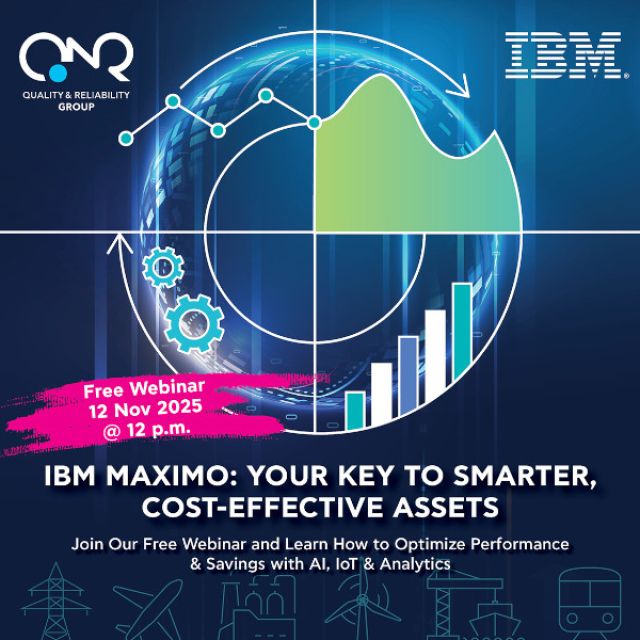 Webinar για την πλατφόρμα Maximo από QNR και IBM