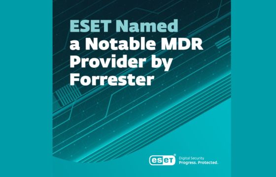 Η ESET αναγνωρίστηκε ως Notable Provider από την Forrester