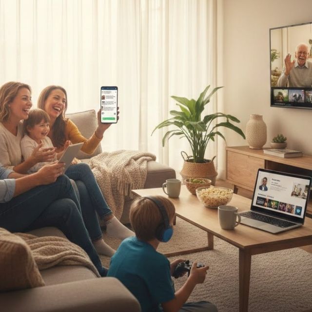 Η κοινή οικογενειακή ψηφιακή καθημερινότητα επηρεάζει την ψηφιακή ασφάλεια