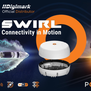 Digimark SWIRL: Κεραία για ναυτιλία και θαλάσσιες εφαρμογές
