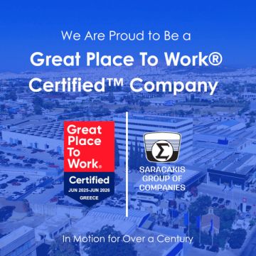 Ο Σαρακάκης πιστοποιήθηκε ως Great Place to Work