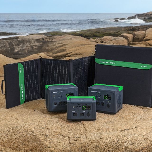 Schneider OffGrid: Βιώσιμος φορητός σταθμός ενέργειας