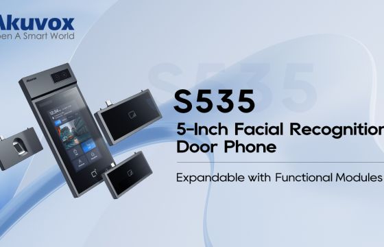 Akuvox S535: Statement συσκευή που συνδυάζει αισθητική, ποιότητα και τεχνολογία απεικόνισης