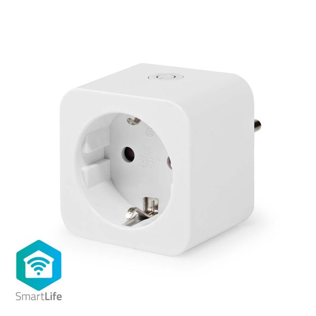 NEDIS WIFIP121FWT: Wi-Fi Smart Plug με μετρητή κατανάλωσης ενέργειας