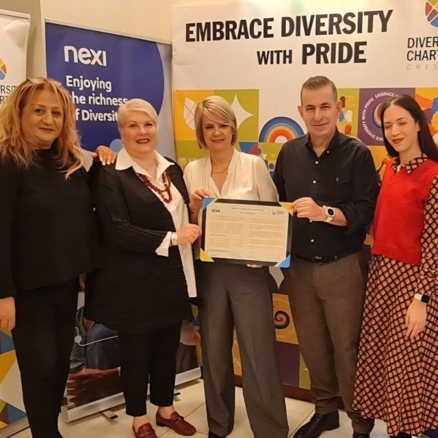 Η Nexi Ελλάδος εντάσσεται στη Χάρτα Διαφορετικότητας